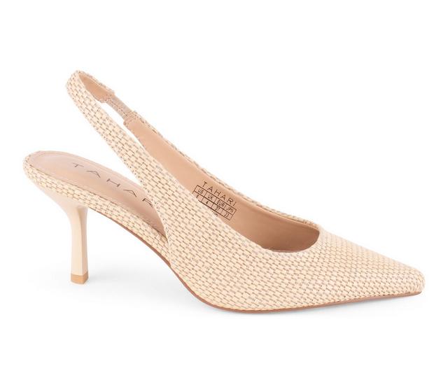 Women's Tahari Pyramid Pumps in Natural color