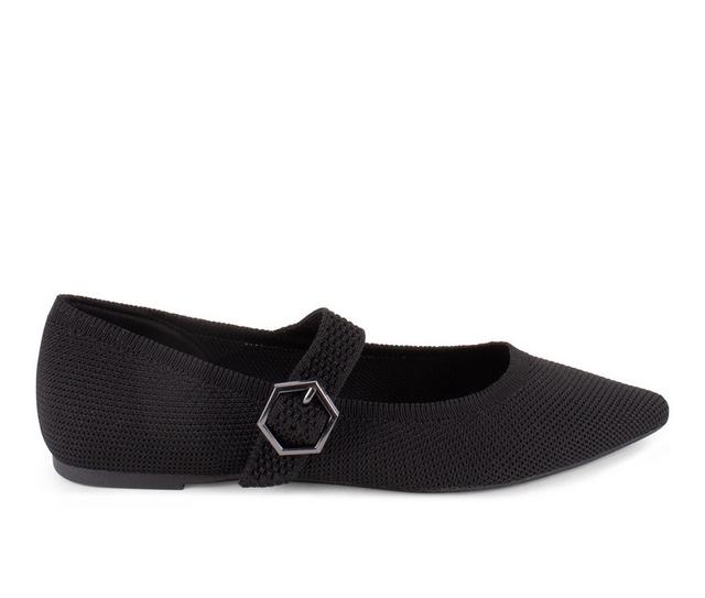 Women's Tahari Valencia Flats in Black color