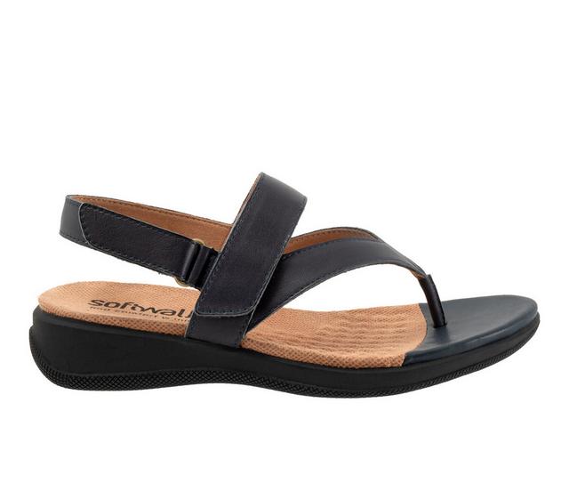Softwalk Tracy Flip-Flops in Navy color