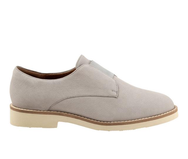 Women's Softwalk Wexford Oxfords in Mid Grey Nubuck color