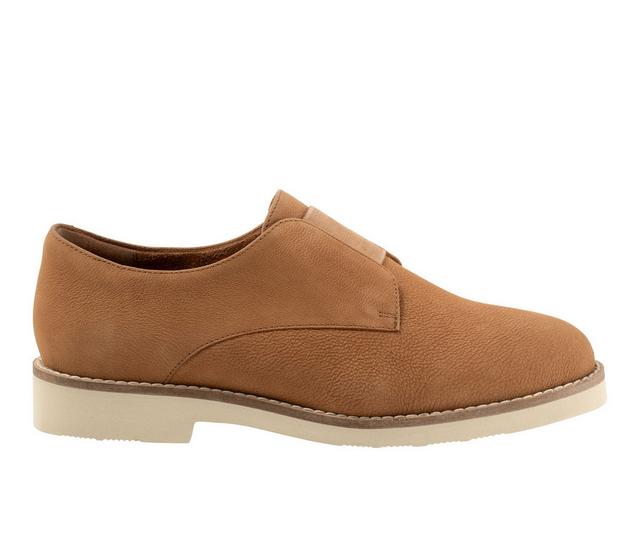 Women's Softwalk Wexford Oxfords in Luggage Nubuck color