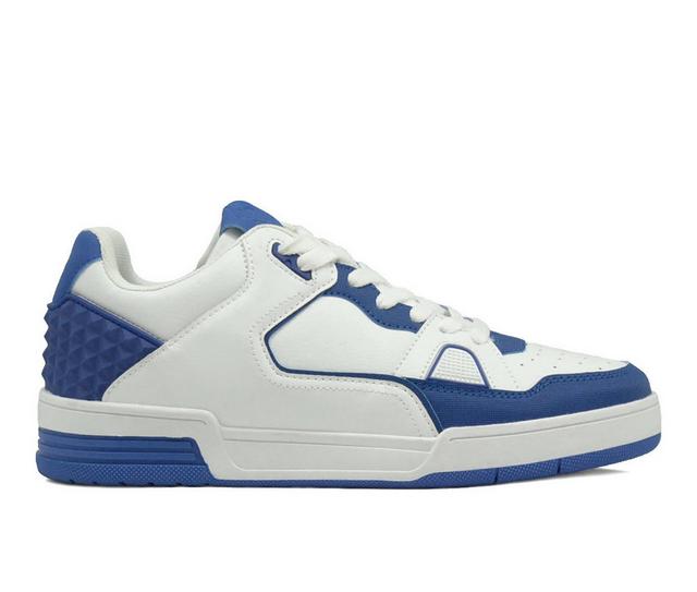 Men's Beverly Hills Polo Club Eagle Sneakers in White/Blue color