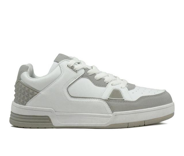 Men's Beverly Hills Polo Club Eagle Sneakers in White/Grey color