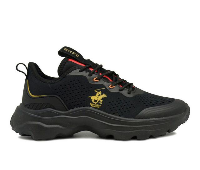 Men's Beverly Hills Polo Club Banky Sneakers in Black color