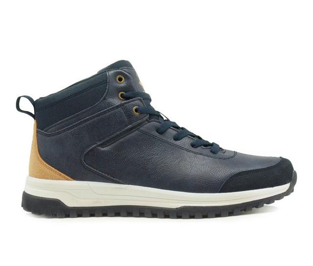 Men's Beverly Hills Polo Club Ackley Boots in Navy color