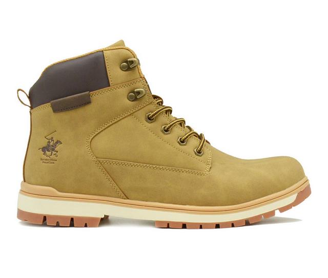 Men's Beverly Hills Polo Club Bosco Boots in Wheat color