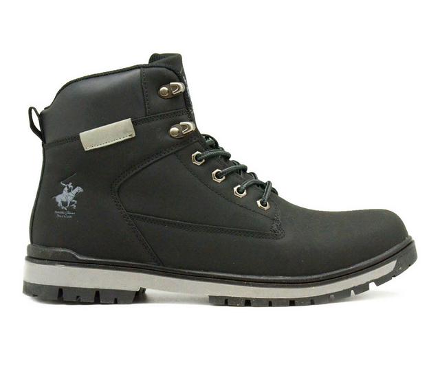 Men's Beverly Hills Polo Club Bosco Boots in Black color