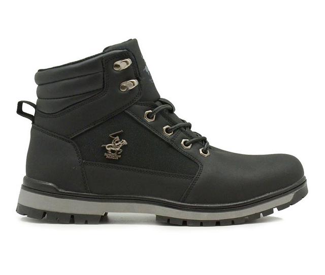 Men's Beverly Hills Polo Club Beckett Boots in Black color