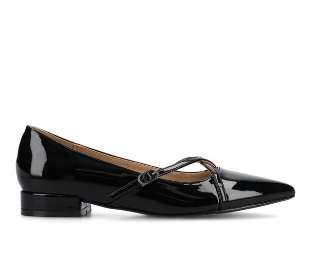 Women's Journee Collection Camby Shoes in Patent/Black color