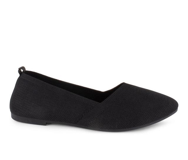 Women's Danskin Bayo Flats in Black color