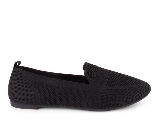 Women's Danskin Cozy Flats in Black color