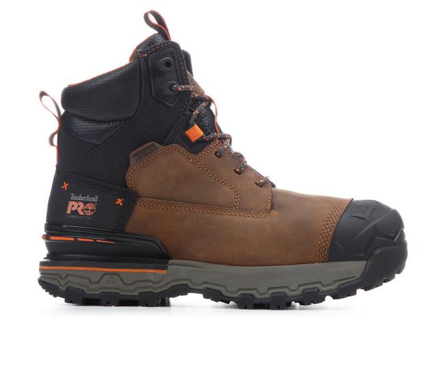 Men's Timberland Pro Boondock Ultralight Work Boots in Medium Brown color