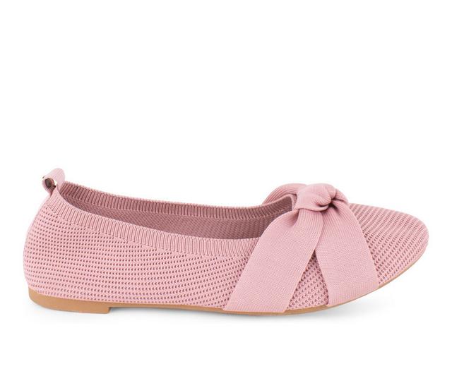 Women's Danskin Delightful Flats in Blush color