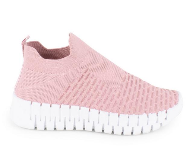 Women's Danskin Hula Sneakers in Dusty Pink color