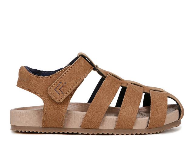 Girls' Dr. Scholls Toddler & Little Kid Island Sandals in Honey Brown color