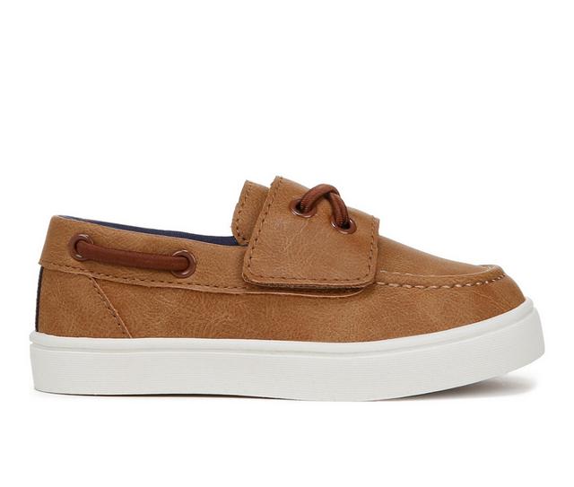 Boys' Dr. Scholls Toddler & Little Kid Madison Boat Shoes in Honey Brown color