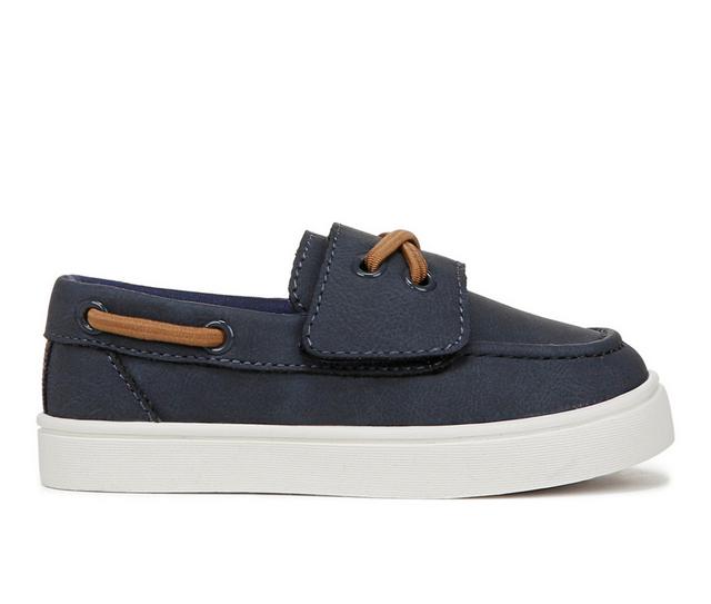Boys' Dr. Scholls Toddler & Little Kid Madison Boat Shoes in Oxide Blue color