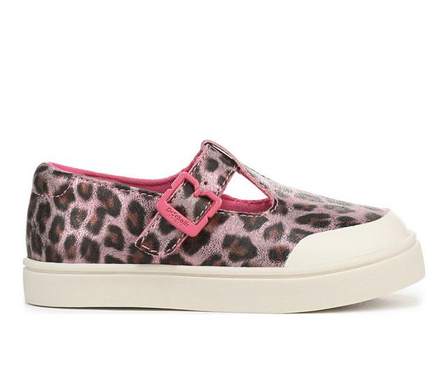 Girls' Dr. Scholls Toddler & Little Kid Madison Mary Jane Casual Shoes in Pink Leopard color
