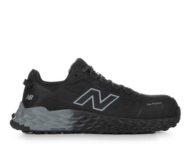 Men's New Balance Work Cremorne EH Work Shoes in Black/Grey color