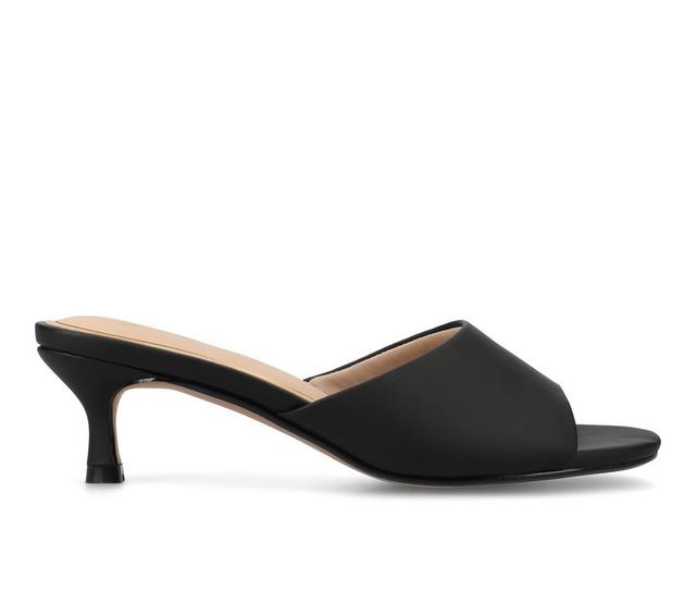 Women's Journee Collection Jeylah Dress Sandals in Black color