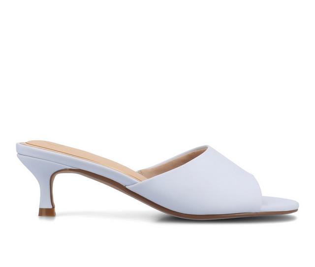 Women's Journee Collection Jeylah Dress Sandals in Light blue color