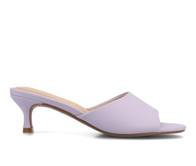 Women's Journee Collection Jeylah Dress Sandals in Lilac color