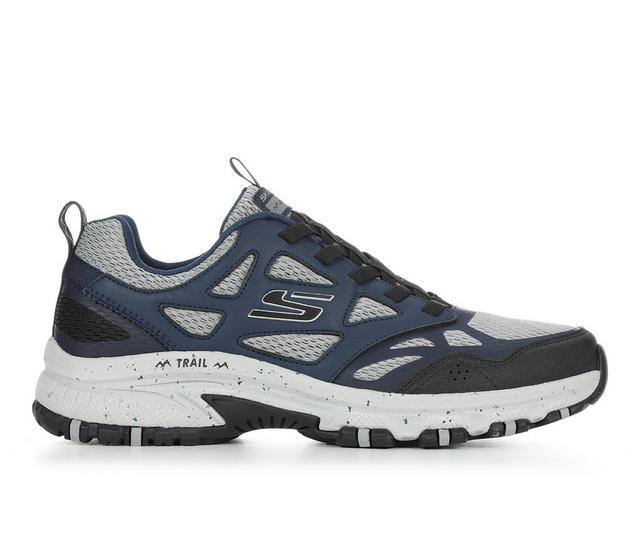Men's Skechers 237384 Hillcrest Slip On Walking Shoes in Navy/Black color