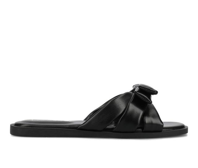 Women's Journee Collection Prylin Sandals in Black color