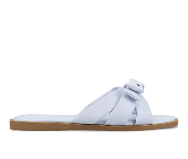 Women's Journee Collection Prylin Sandals in Light blue color