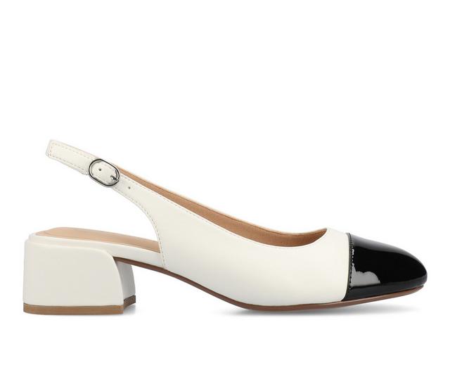Women's Journee Collection Sammie Pumps in White color