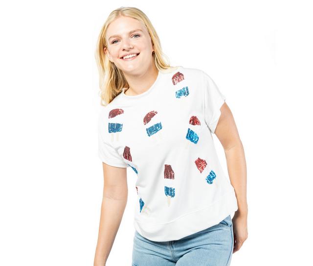 MARY SQUARE Top Emily in Popsicles color