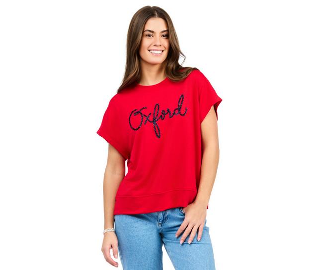 MARY SQUARE Top Emily in OXFORD color
