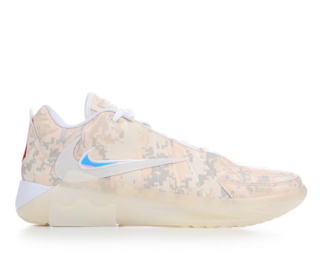 Men's Nike Lebron Witness IX Basketball Shoes in Pale Camo color