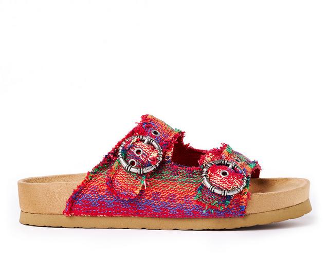 Women's Minnetonka Georgine Footbed Sandals in Horizon Multi color