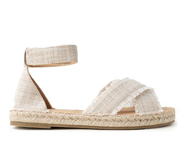 Women's Minnetonka Pemma Sandals in Tan Herringbone color