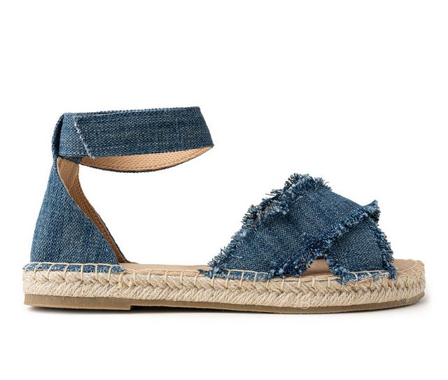 Women's Minnetonka Pemma Sandals in Blue Denim color