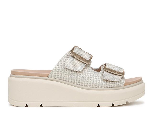 Women's Dr. Scholls Nice Day Max Og Wedges in Off White color
