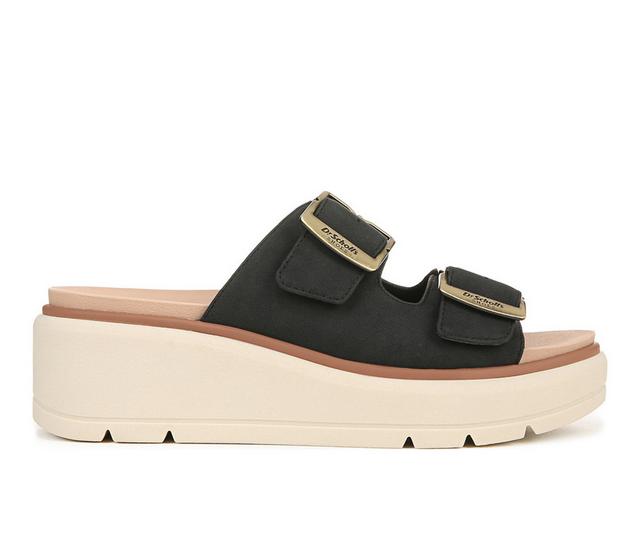 Women's Dr. Scholls Nice Day Max Og Wedges in Black color
