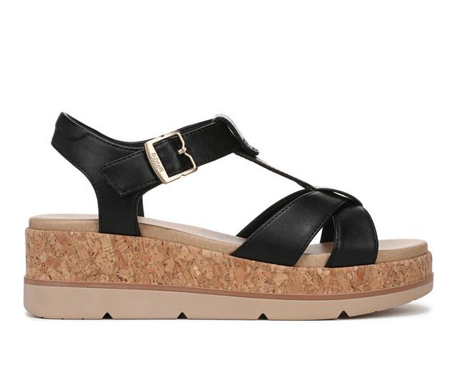 Women's Dr. Scholls Honey Brown Wedges in Black color