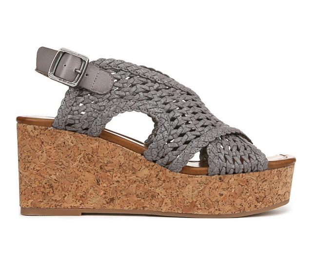 Women's Blowfish Malibu Andrea Wedges in Dk Silver color