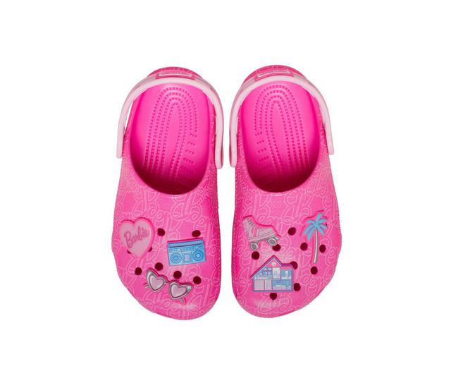 Kids' Crocs Little Kid & Big Kid Classic Mattel Barbie Clog in Pink color