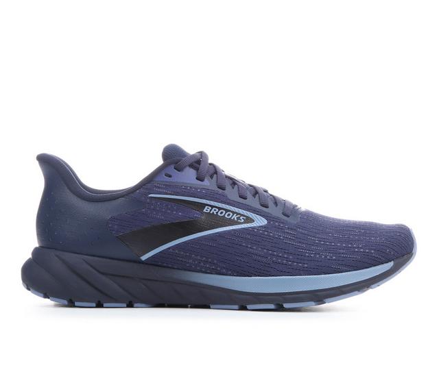 Men's Brooks Anthem 7 Running Shoes in Black/Cobalt color