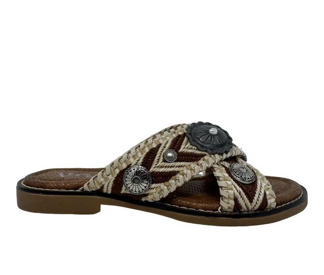 Women's Very G Jungle Sandals in Cream color