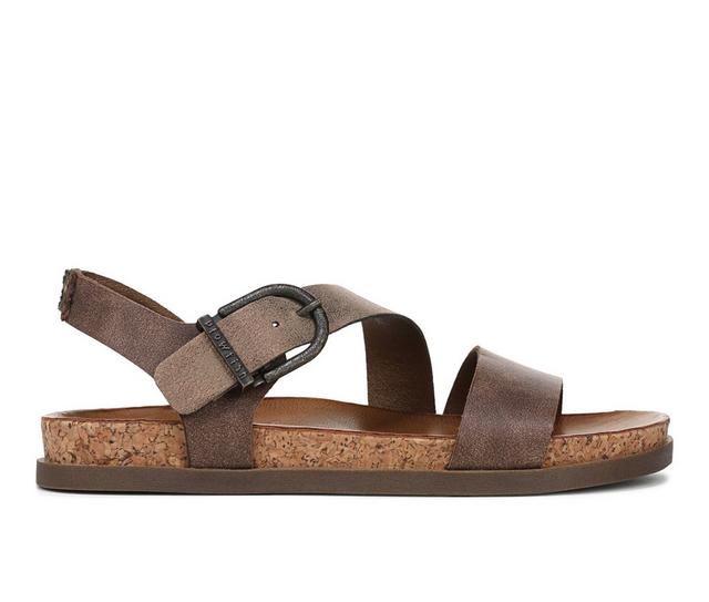 Women's Blowfish Malibu Lance Footbed Sandals in Walnut color