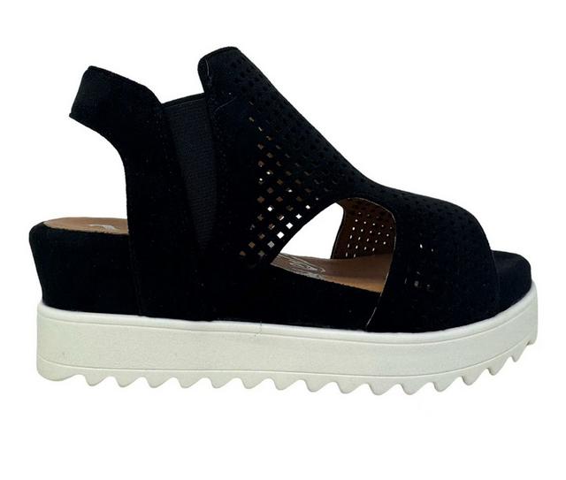 Women's Very G Amy 2 Footbed Sandals in Black color