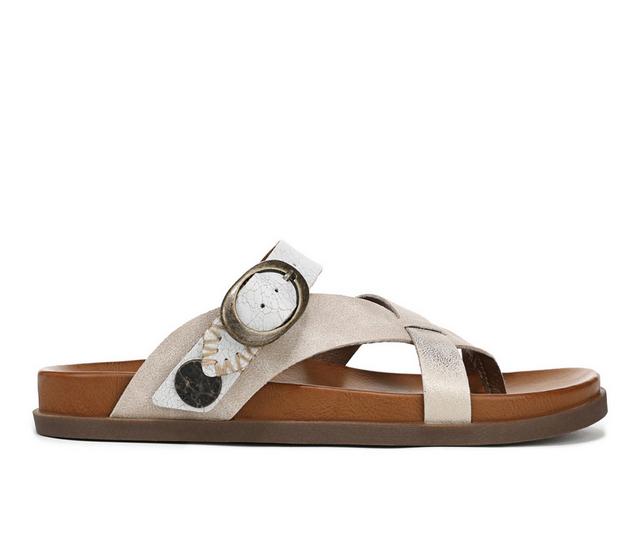 Women's Blowfish Malibu Lilac Footbed Sandals in Cloud color