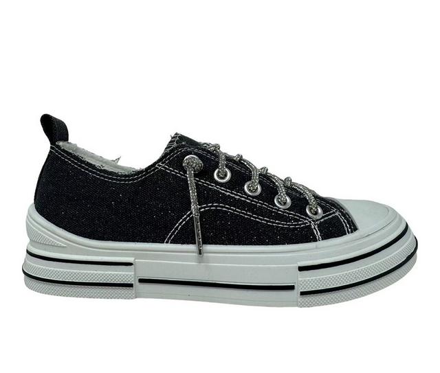 Women's Very G Aman Sparkle Sneakers in Black color