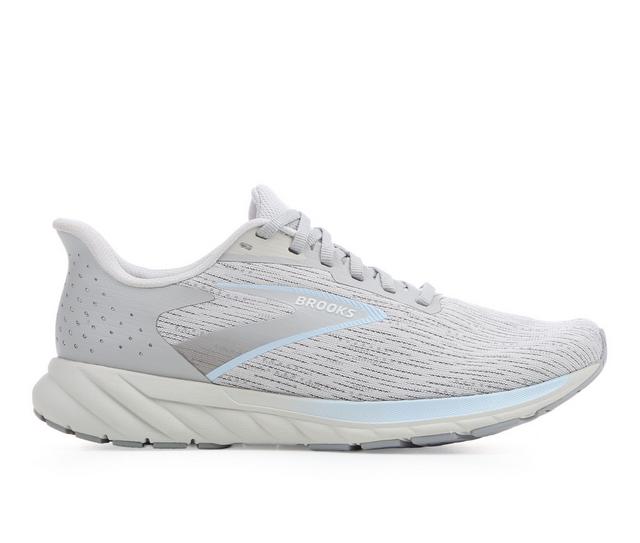 Women's Brooks Anthem 7 Running Shoes in Grey/White/Blue color