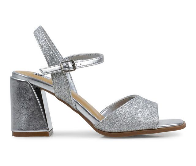 Women's Ninety Union Sophia Dress Sandals in Silver color