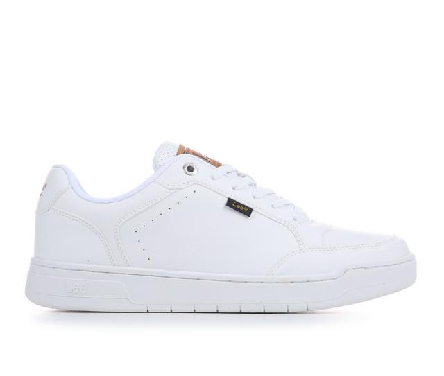 Men's Lee Footwear Roland Casual Shoes in WHITE MONO color